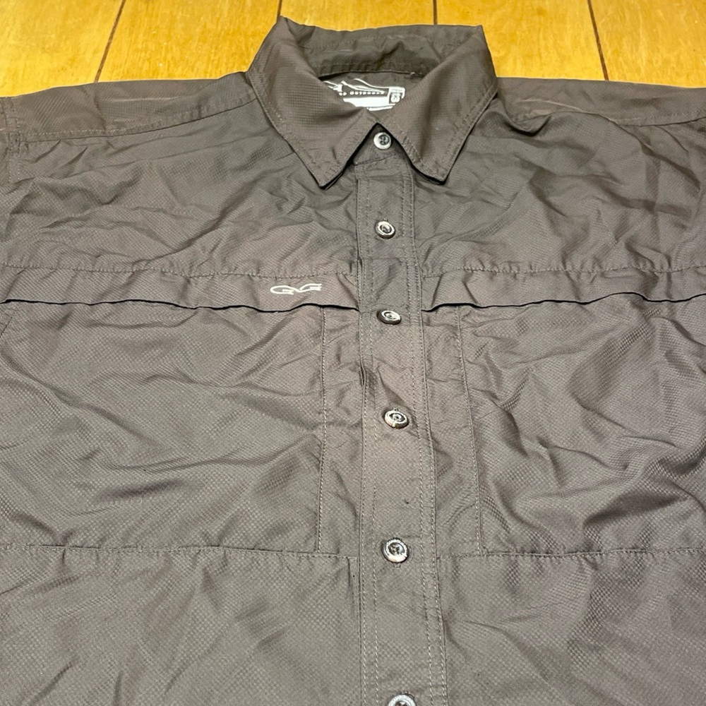 Game Guard ORIGINAL SHIRT Size 3XL Color Chocolate Microfiber Vented Performance